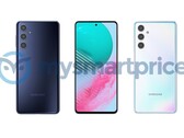Il Galaxy M54 sarà disponibile nel corso dell'anno in stili contrastanti. (Fonte: MySmartPrice)