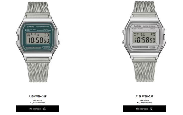 (Fonte: Casio Japan)