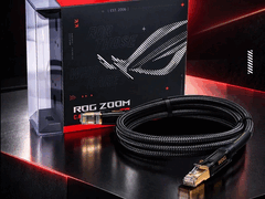Il cavo Ethernet Asus ROG Zoom Cat. 8 offre una larghezza di banda di 40 Gbps.