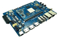 Il nuovo Banana Pi CoM in una scheda carrier. (Fonte: Banana Pi)