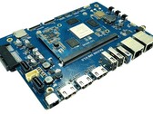 Il nuovo Banana Pi CoM in una scheda carrier. (Fonte: Banana Pi)
