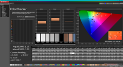 ColorChecker prima della calibrazione