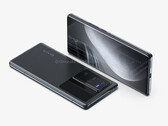 Un rendering aggiornato della X70 Pro Plus. (Fonte: OnLeaks x PriceBaba)