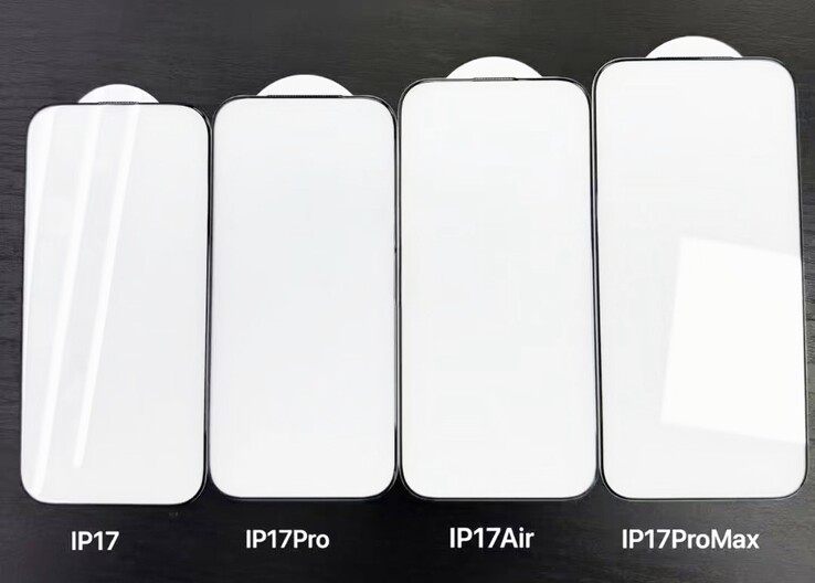 L'iPhone 17 Pro Max da 6,9 pollici è notevolmente più grande dell'iPhone 17 Air (Fonte immagine: @MajinBuOfficial)