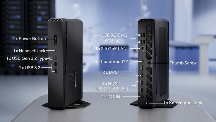 Asus NUC 15 Porte ad alte prestazioni (fonte: Asus)