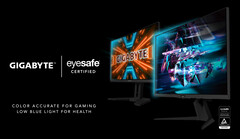Gigabyte annuncia i suoi primi monitor approvati da Eyesafe. (Fonte: Gigabyte)