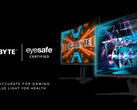 Gigabyte annuncia i suoi primi monitor approvati da Eyesafe. (Fonte: Gigabyte)