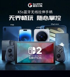 Gamesir X5s è un controller mobile telescopico compatibile con diversi dispositivi, tra cui Nintendo Switch 2. (Fonte: Gamesir)