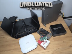 Hardware di rete su una scrivania