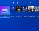 Una schermata di RPCS3 installato su una PS4 con jailbreak