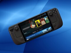 Il display LCD dello Steam Deck.
