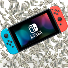 La Switch continua ad essere un prodotto molto venduto, anche se la crescita delle vendite sta rallentando. (Immagine via Nintendo e iStock, con modifiche)