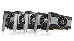 Le schede della serie Radeon RX 6000 devono ancora raggiungere il MSRP. (Fonte immagine: AMD)