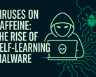 Illustrazione di un hacker con il progetto di un circuito malware (fonte: concept art generata dall'AI)