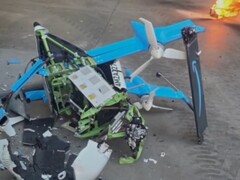 Drone per consegne Amazon MK30 precipitato. (Fonte: ABC15 Arizona su YouTube)