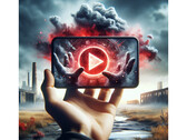 YouTube guadagna milioni con campagne di disinformazione sul cambiamento climatico (immagine simbolica: DALL-E / AI)