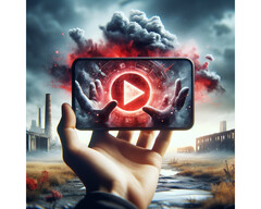 YouTube guadagna milioni con campagne di disinformazione sul cambiamento climatico (immagine simbolica: DALL-E / AI)