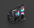 Il case per PC micro-ATX open-air Geeek Exo 1 è ora disponibile per il pre-ordine, a poco meno di 70 dollari. (Fonte: Geeek)