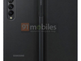 Il Galaxy Z Fold3 verrà fornito con un accessorio speciale per ospitare la sua S-Pen opzionale. (Immagine: 91mobiles)