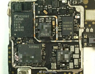 Scheda madre trapelata con il SoC Xring.