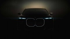 La grande griglia illuminata a forma di rene potrebbe essere l&#039;elemento di design più distintivo della nuova BMW i7 (Immagine: BMW)