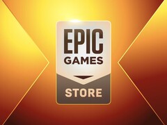 Il logo di Epic Games Store.