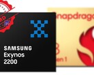 La partnership Samsung/AMD potrebbe aver dato i suoi frutti per l'Exynos 2200 nelle prestazioni della GPU. (Fonte immagine: Samsung/Qualcomm/designevo - modificato)