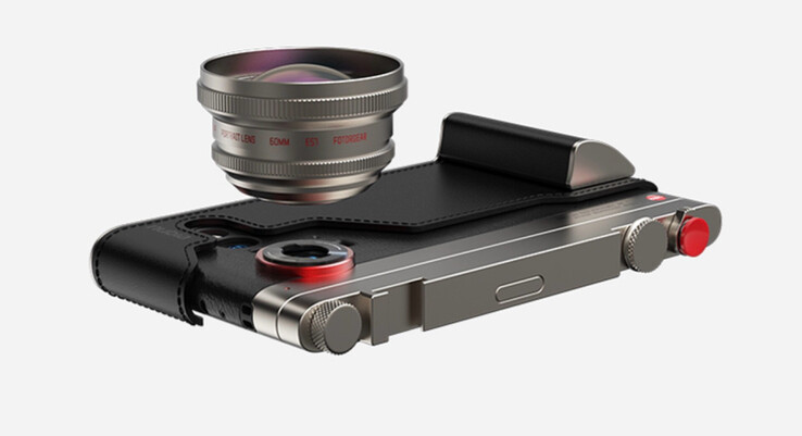 Il kit fotocamera di Nubia Z80 Ultra supporta anche un attacco opzionale per l'obiettivo. (Fonte: Nubia)