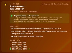I cavi USB-C economici privi di chip E-Marker non forniscono alcuna informazione sulla loro velocità.