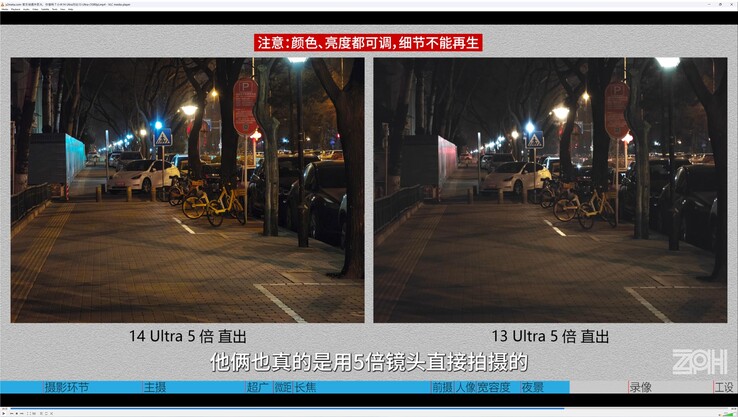 Xiaomi 14 Ultra vs. Xiaomi 13 Ultra: Anche gli scatti notturni beneficiano del teleobiettivo F/2.5.
