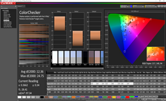 ColorChecker prima della calibrazione