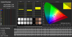 CalMAN - ColorChecker (calibrato)