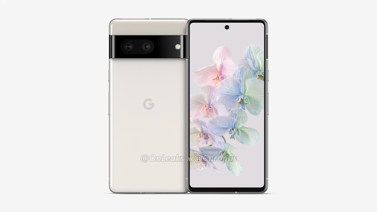 Il Pixel 7 ha un grande taglio per un'antenna 5G mmWave. (Fonte: OnLeaks)