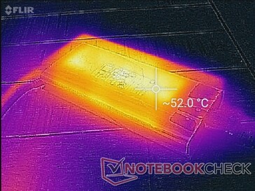 Alimentatore dopo aver fatto funzionare carichi elevati per oltre un'ora