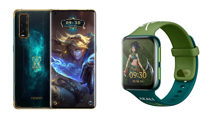 L'S10 Find X2 ed il Watch League of Legends. (Fonte: OPPO)