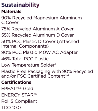 Sostenibilità (Fonte: Lenovo)