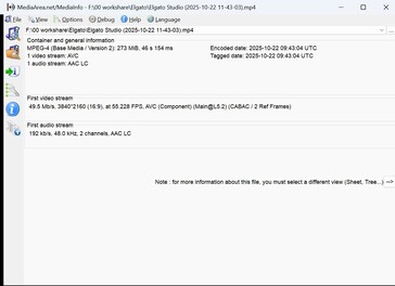 Video Mediainfo 1