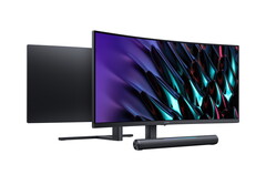 Il MateView GT è un monitor da gioco da 34 pollici con una frequenza di aggiornamento di 165 Hz. (Fonte immagine: Huawei)