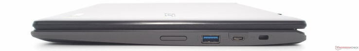 Controllo del volume, USB 3.2 Type-A, USB 3.2 Type-C con PowerDelivery e Display Port, slot Kensington