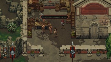 Un'immagine che mostra diversi personaggi di Drova - Forsaken Kin.