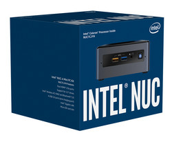 Recensione Intel NUC Kit NUC7CJYH. Modello offerto da Intel Germany.
