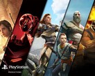 Vengono mostrati i giochi di PlayStation Productions