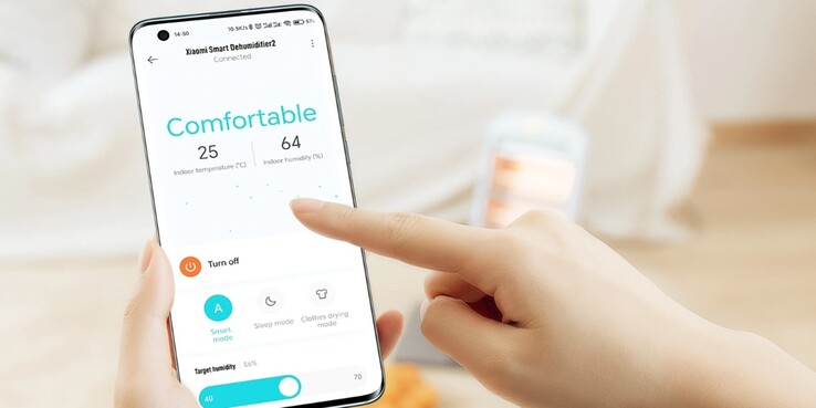 Il deumidificatore intelligente Xiaomi può essere controllato tramite l'app del marchio