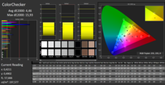 CalMAN - Colorchecker (calibrato)