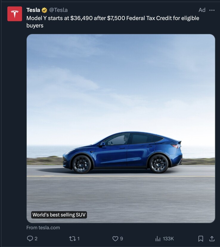 La nuova pubblicità di Tesla Model Y si concentra sul prezzo e sulla popolarità