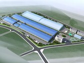 Nuova fabbrica di batterie allo stato solido da 10 GWh in Cina (rendering: Judian/SCMP)