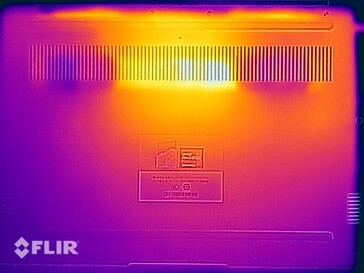 Test di stress delle temperature superficiali (in basso)