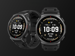 Il T-Rex 3 Pro 44 mm Onyx Black di Amazfit (nella foto) è stato lanciato in Cina. (Fonte: Amazfit)