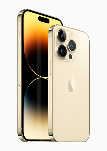 iPhone 14 Pro e iPhone 14 Pro Max - Oro. (Fonte: Apple)