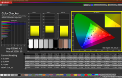 CalMan - Color Checker (calibrato)